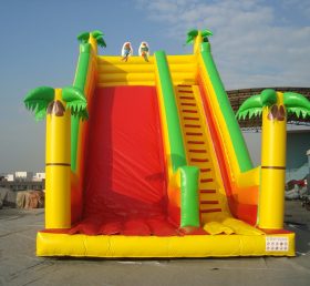 T8-1237 Гигантские раздувные скольжения замка темы джунглей