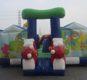 T2-2578 Пощекочи меня раздувной батут Elmo