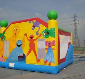 T2-542 Пощекочи меня раздувной батут Elmo