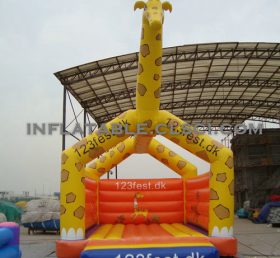 T2-2553 Раздувной батут для жирафа