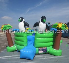 T2-2924 Батут раздувной темы джунглей