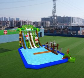 Pool2-567 Джунгли Тематический бассейн Аквапарк