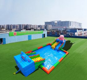 Pool2-725 Осьминог раздувной бассейн аквапарк