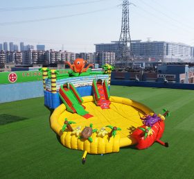 Pool2-726 Осьминог раздувной бассейн аквапарк