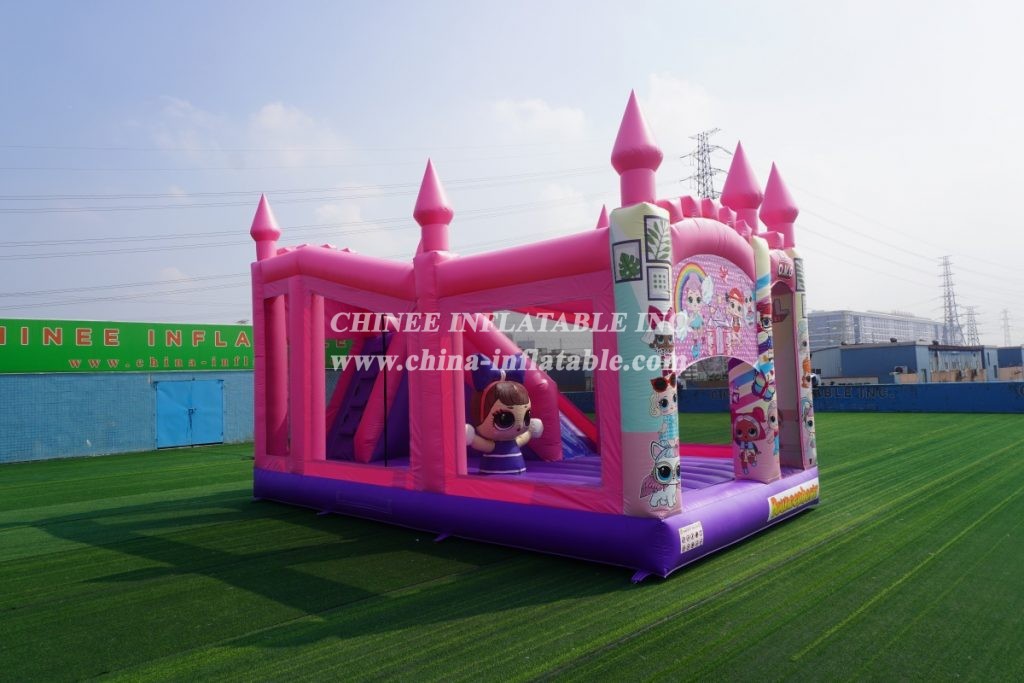 T5-1002E  L.O.L.Surprise Bouncy Castle Combo Slide