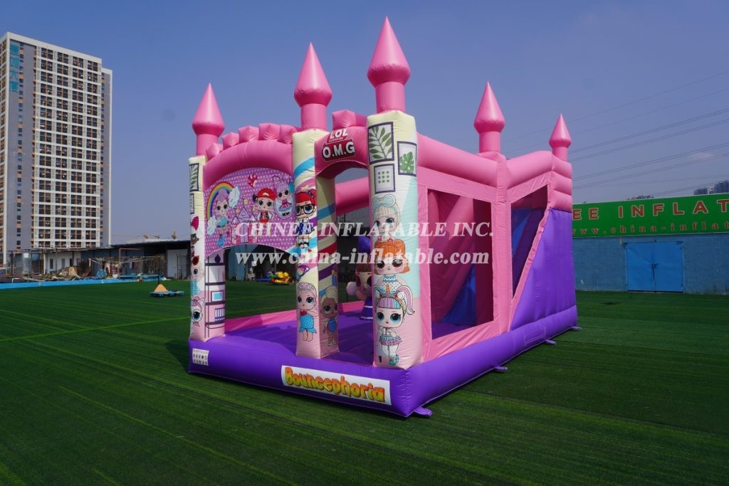 T5-1002E  L.O.L.Surprise Bouncy Castle Combo Slide