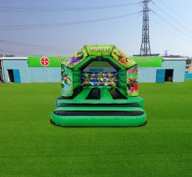 T2-4028 15X12Ft Ниндзя Черепаха Прыгающий дом