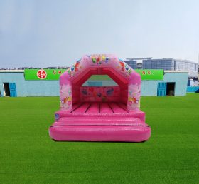 T2-4168 12X12Ft Розовый Прыгающий Дом для вечеринок