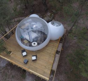 Tent1-5017 Палатка шатра кемпинга для взрослых прозрачная раздувная пузырь