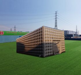 Tent1-4259 Коричневый раздувной куб палатка