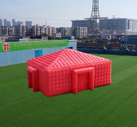 Tent1-4474 Красный раздувной куб подвижная палатка