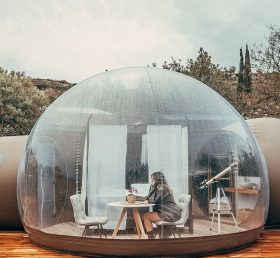 Tent1-5000 Коричневая палатка с пузырями