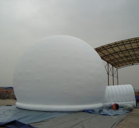 Tent1-4596 шатер надувной купола с канавками