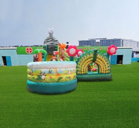 T2-4487 Раздувная игровая площадка для царства животных