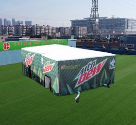 Tent1-4524 Надувной куб на открытом воздухе прочная палатка