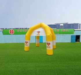 Tent1-4631 Пользовательские желтые рекламные кампании палатки пауков