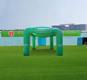 Tent1-4639 Зеленый подвижный раздувной павильон