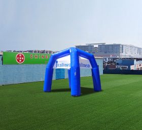 Tent1-4643 Раздувная палатка паука для рекламы синего воздуха