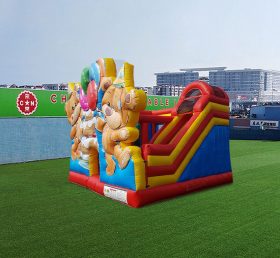 T2-4967 Замок медведя вечеринки раздувной