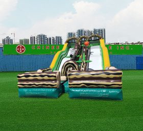 T8-4258 Двухполосная горка джунглей