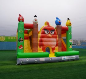T2-4486B Надувной замок Angry Birds