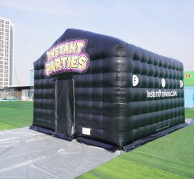 Tent1-704C Надувная кубическая палатка Черная палатка для вечеринок