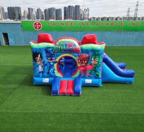 T2-4450B Откатный дом PJ Masks с горкой