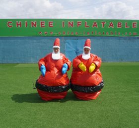 T11-661 Надувной костюм сумо Санта-Клауса