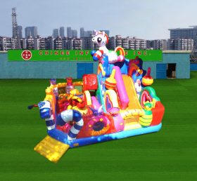 T6-1146 Надувная игровая площадка единорога