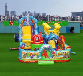 T6-1147 Надувная игровая площадка Снежной Королевы