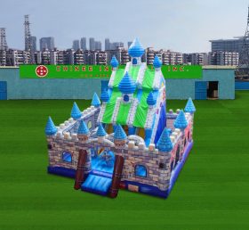 T2-7045 Надувная игровая площадка King's Castle с горкой