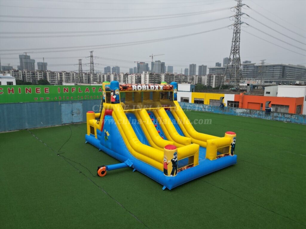 T8-8051 Roblox Inflatable Dry Slide