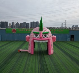Arch2-522 Надувная арка в виде мультяшного скального персонажа