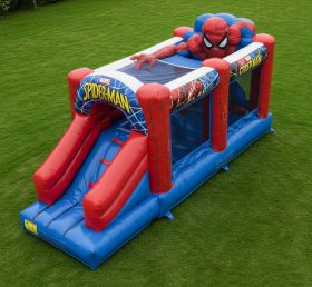 T2-8412 надувные комбинированные аттракционы Человек-паук