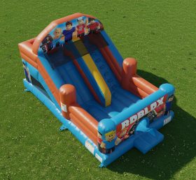 T8-8054 Надувная сухая горка Roblox