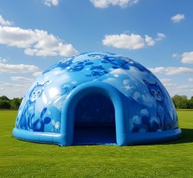 Tent1-4818 Надувной купол Синяя кошка