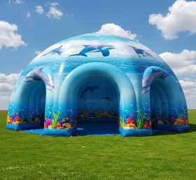Tent1-4837 Надувной купол Дельфин