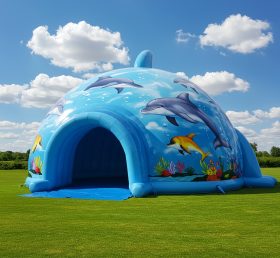 Tent1-4838 Надувной купол Дельфин