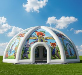 Tent1-4923 Зоотопия Надувной купол