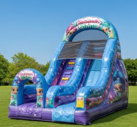 T8-8295 Надувная сухая горка в стиле Shimmer & Shine