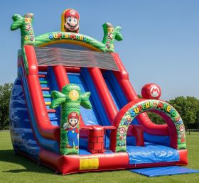 T8-8333 Надувная сухая горка в стиле Super Mario