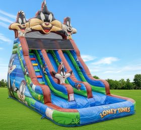T8-8473 Надувная водная горка в стиле Looney Tunes