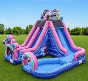 T8-8660 Надувная водная горка в стиле My Little Pony