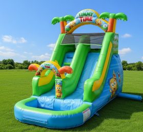 T8-8565 Водная горка надувная в стиле Timmy Time