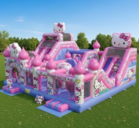 T6-6176 Надувной игровой площадка Hello Kitty