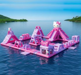 S214 Надувной аквапарк в стиле Hello Kitty