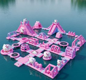 S216 Надувной аквапарк в стиле Hello Kitty