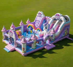 T6-6265 Надувной игровой городок в стиле My Little Pony