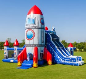 T6-6367 Надувная игровая площадка в ракетной тематике
