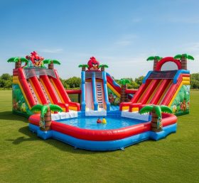 Pool3-229 Водный парк с тематикой Angry Birds